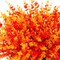 12PCS Artificial Fall Eucalyptus Plants – UV-Resistant Faux Orange Boxwood Bundles for Outdoor & Indoor Porch, Patio, Garden, Planter Décor (Orange Eucalyptus)